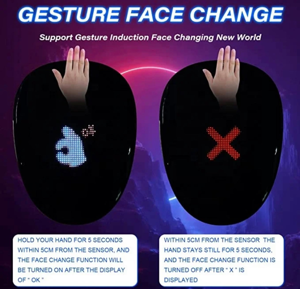 LED COSPLAY MASK